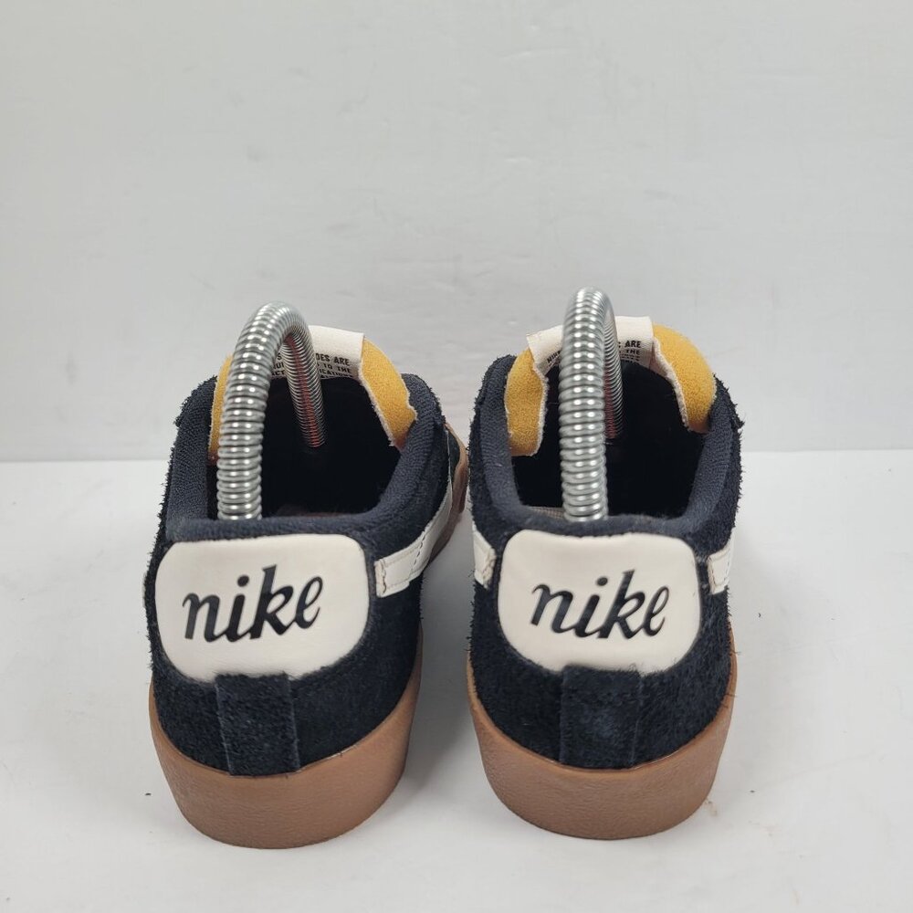 Nike Blazer Low '77 Vintage Women's Black Suede Shoes FQ8060-001 US Size 5.5 - Picture 4 of 8